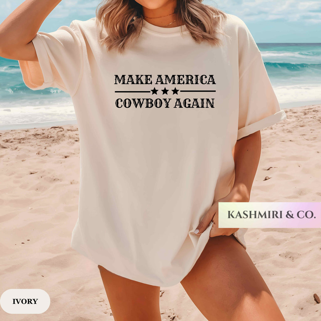 Western 4th of July Shirt, Make America Cowboy Again Shirt, 4th of July Shirt, Patriotic Shirt, Cowboy Shirt, Western Shirt, Country Shirts