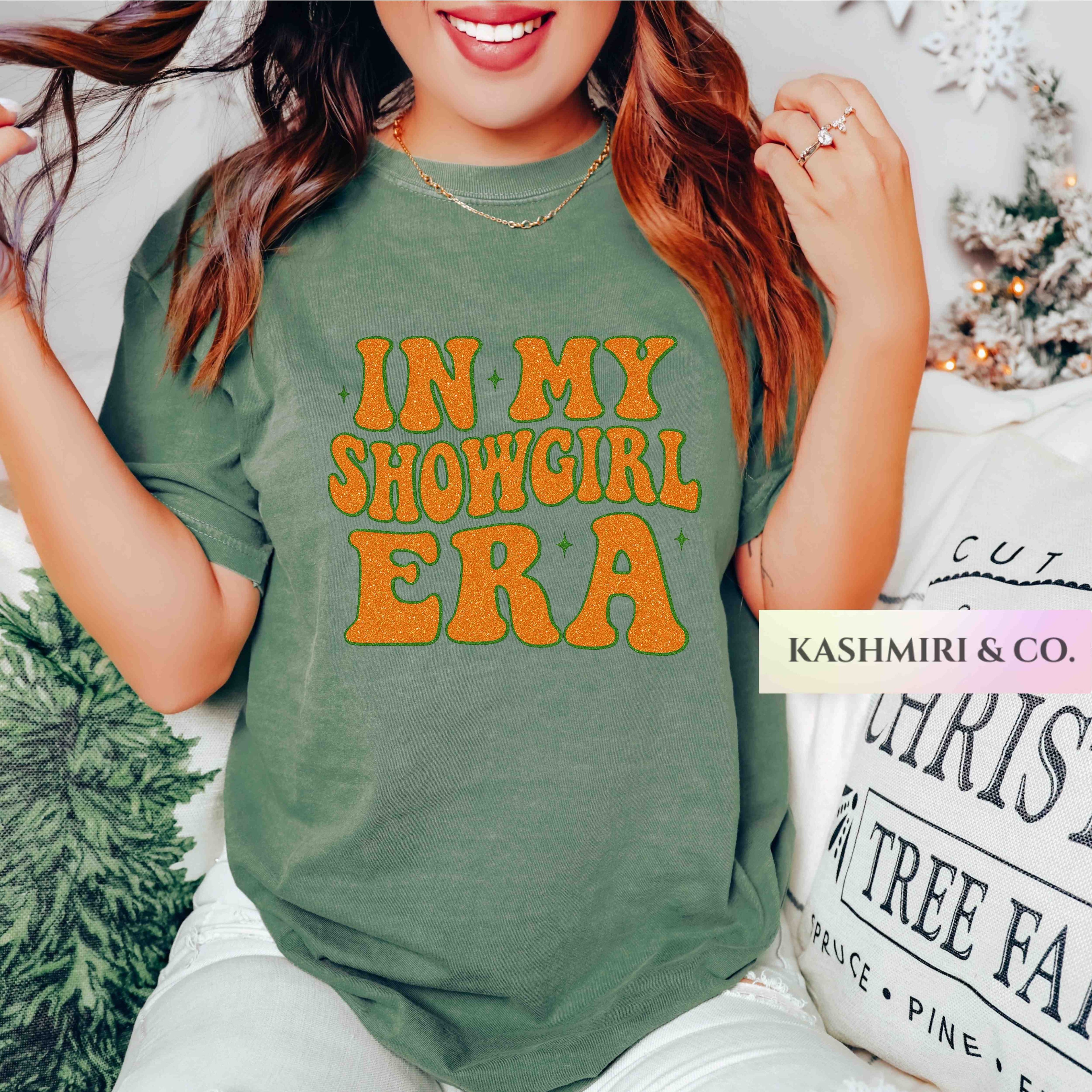 In My Showgirl Era Comfort Colors Shirt Cowgirl Country Western Life Gift Retro Rodeo Orange Lover Tee Best Friend Girlfriend Cowboy
