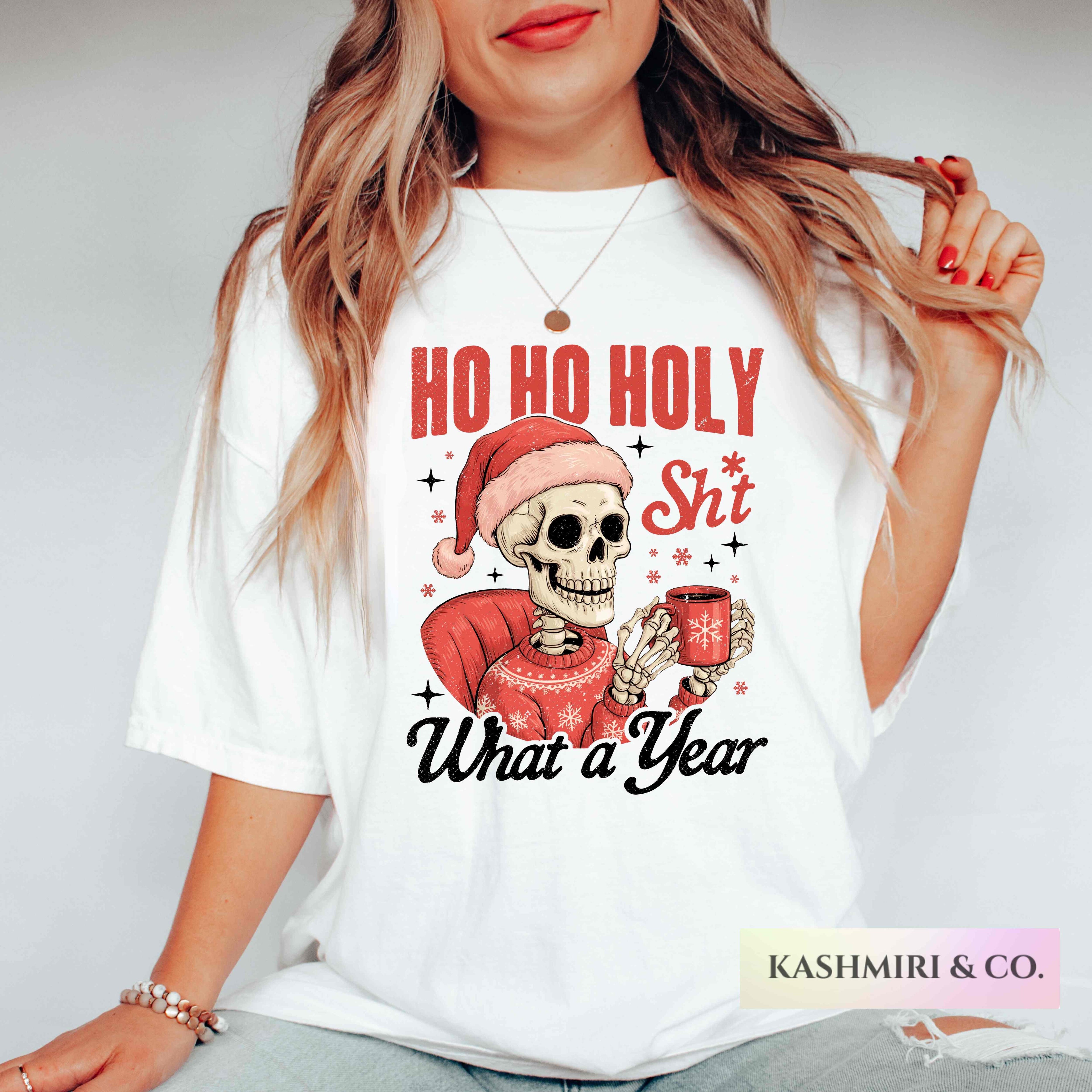 HO HO HO WHAT A YEAR HOLIDAY TEE
