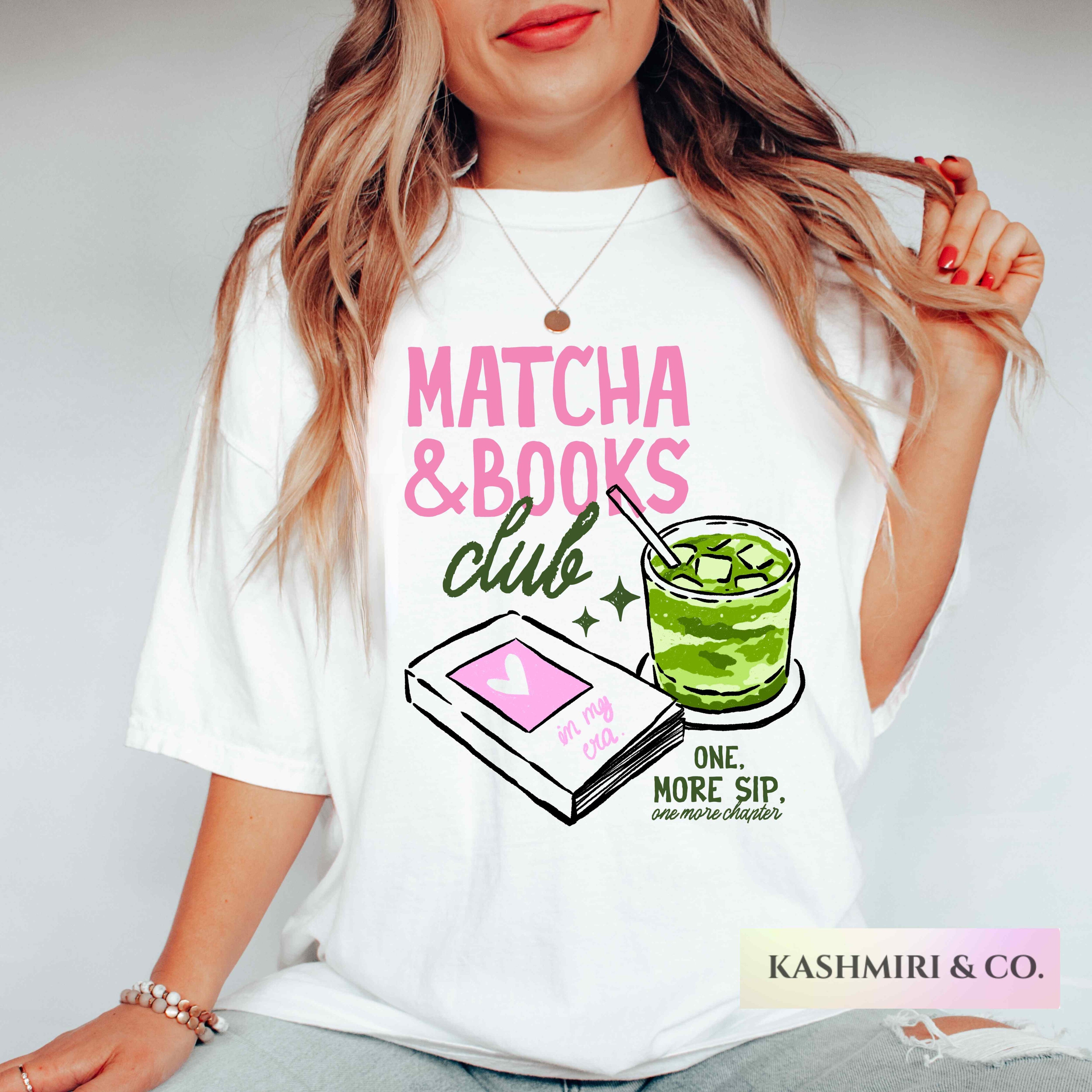 MATCHA AND BOOKS LOVER CLUB TEE