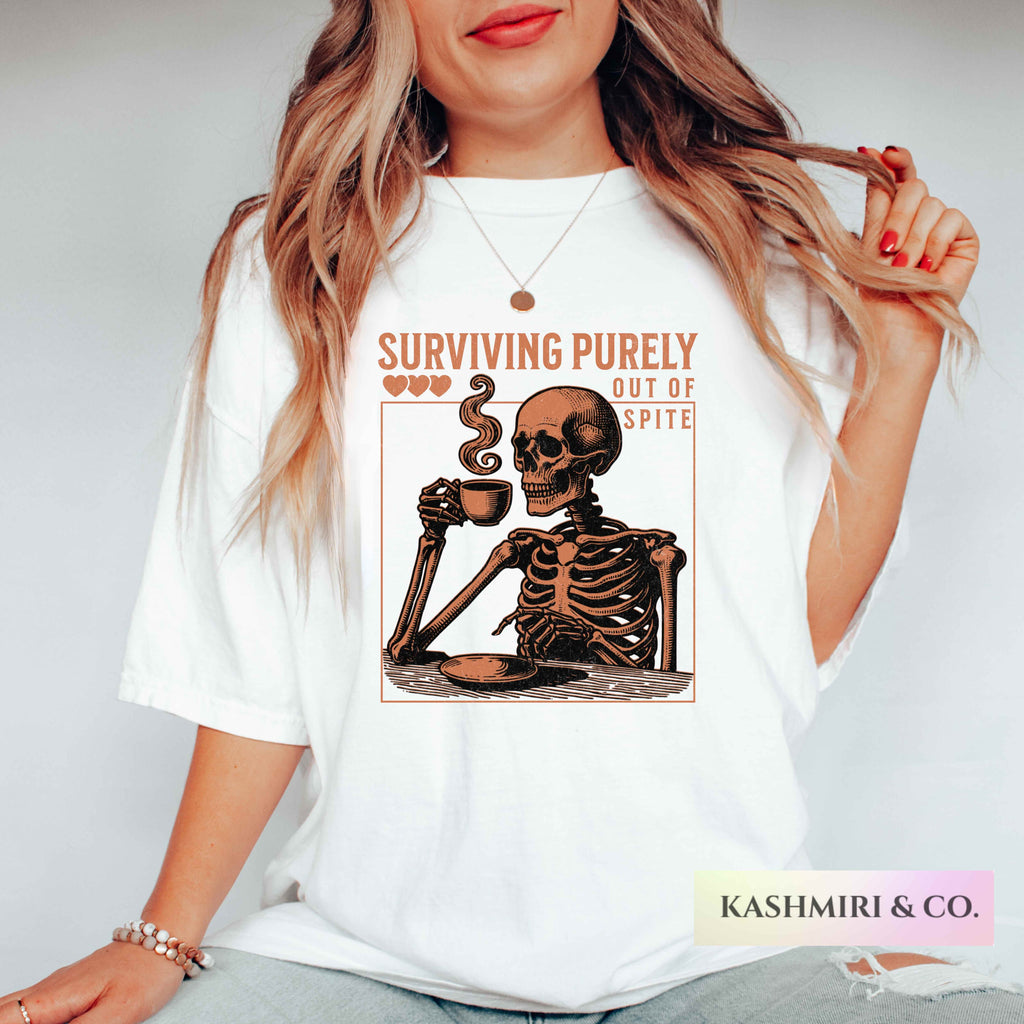 SURVIVING PURELY OUT OF SPITE TEE