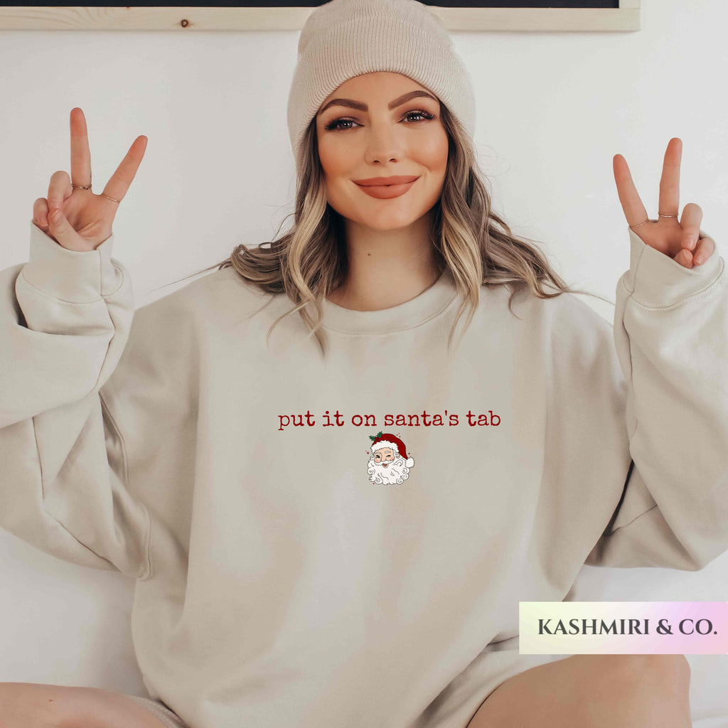 PUT IT ON SANTA'S TAB