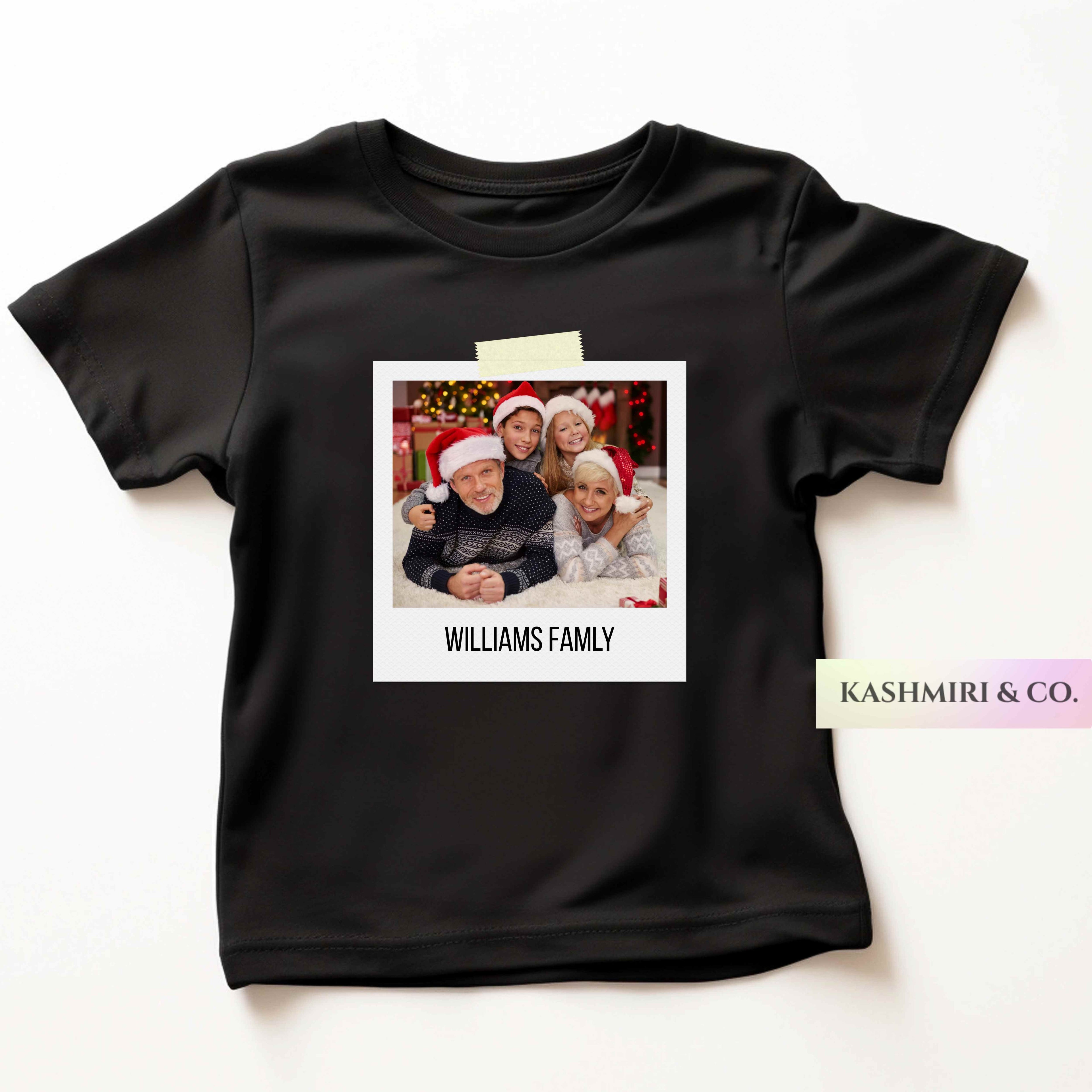 PERSONALIZED FAMILY CHRISTMAS PHOTO TEES