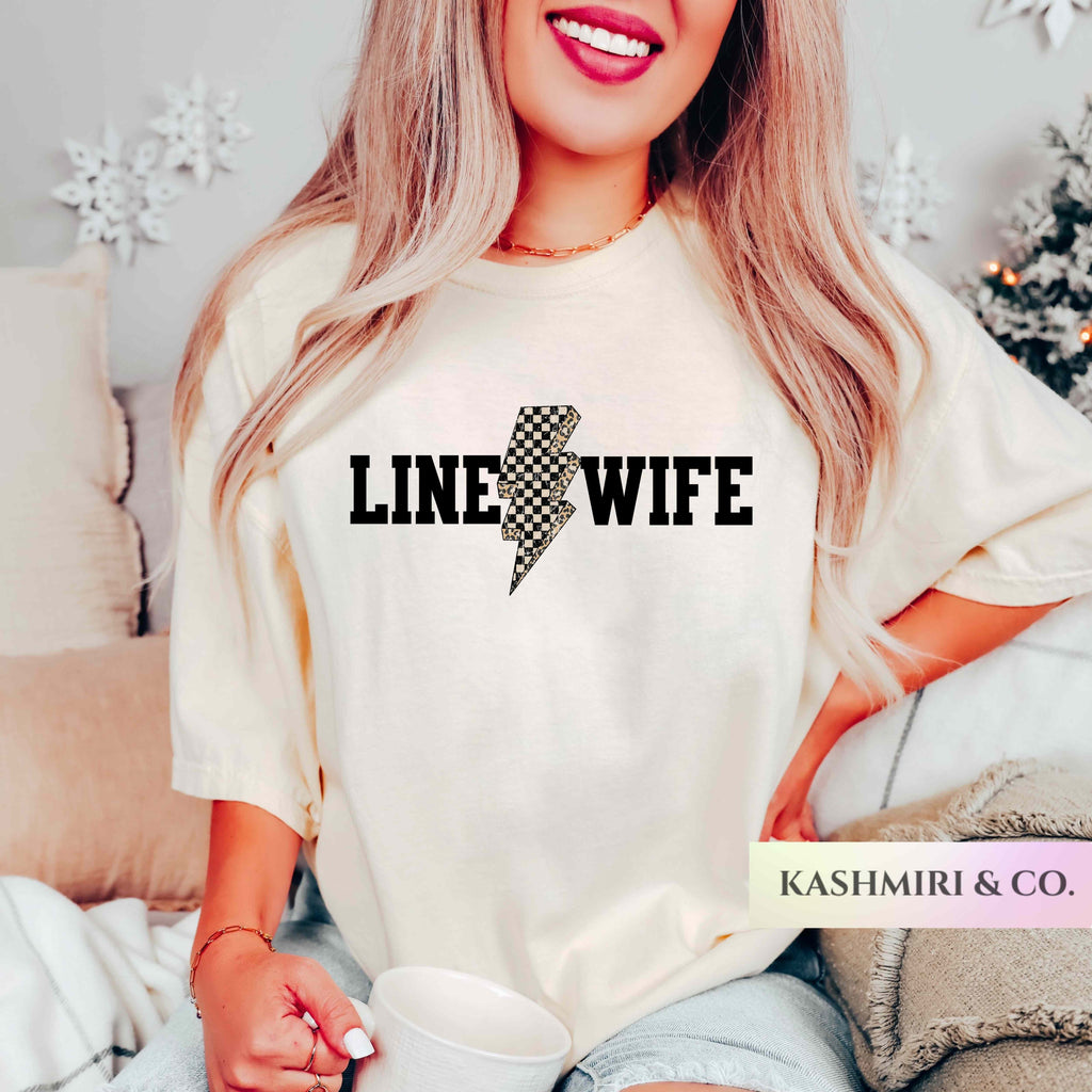 Lineman Wife Shirt, Comfort Colors Line Wife Electric Bolt, Leopard Lightning Bolt, Electricians Spouse, Life Of Lineman, Proud Wife Gift Sweater