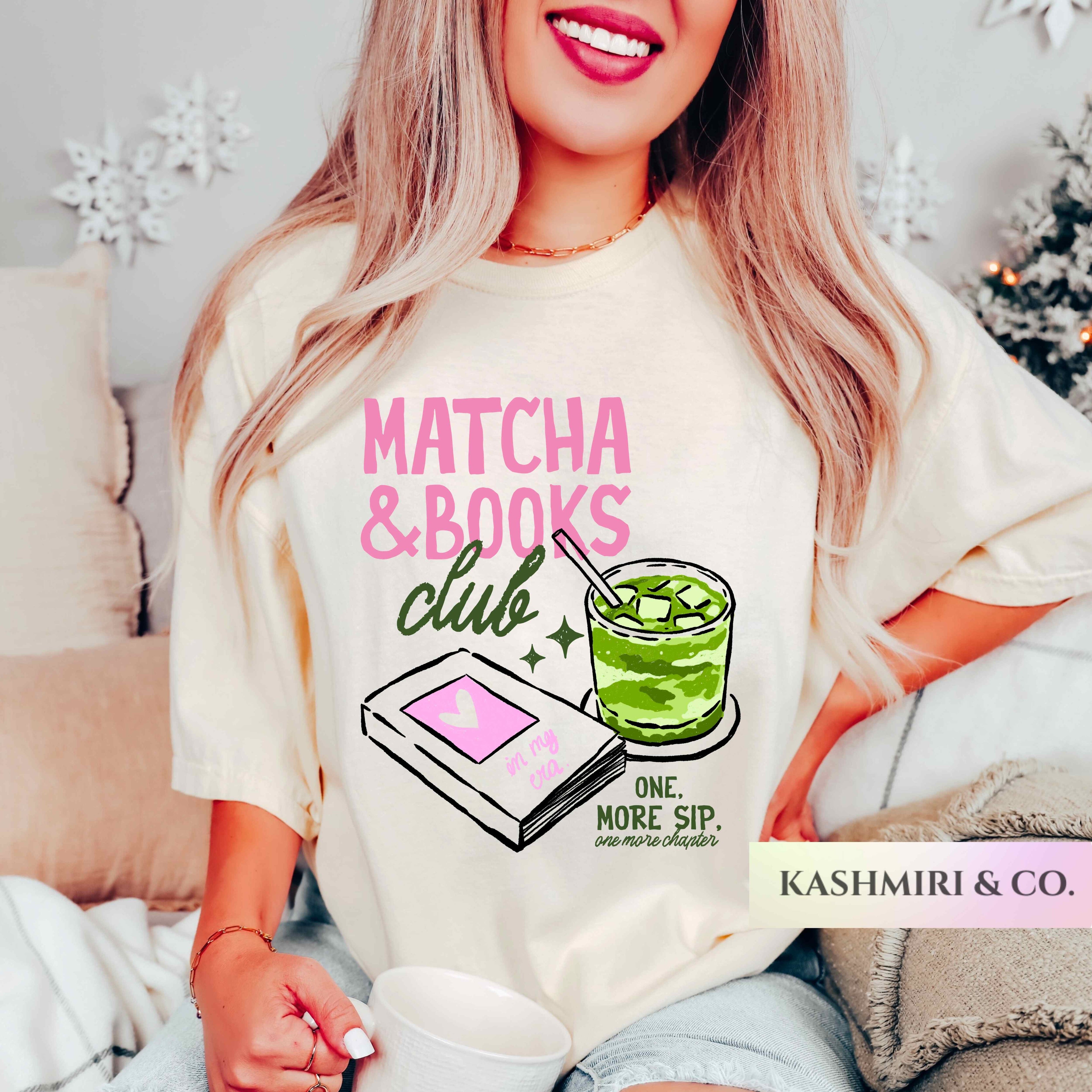 MATCHA AND BOOKS LOVER CLUB TEE