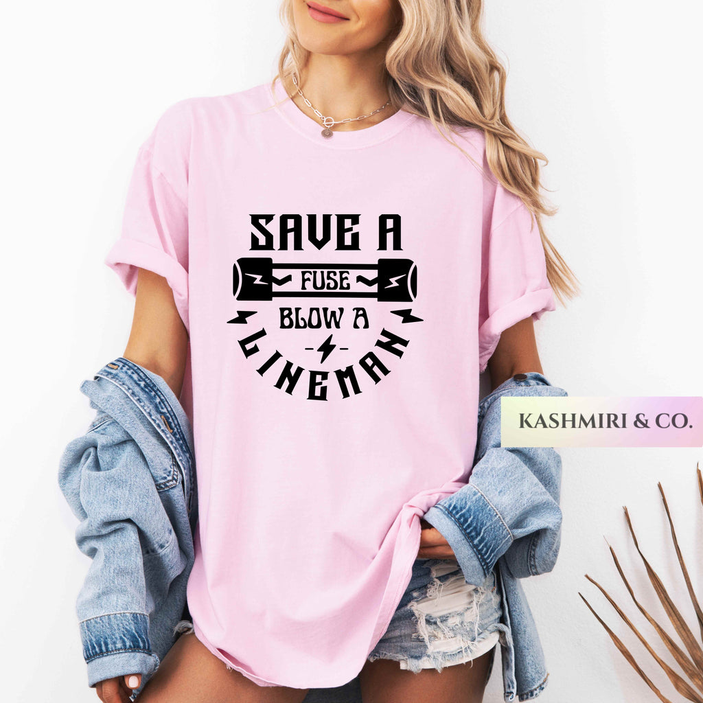 SAVE A FUSE LINE WIFE TEE