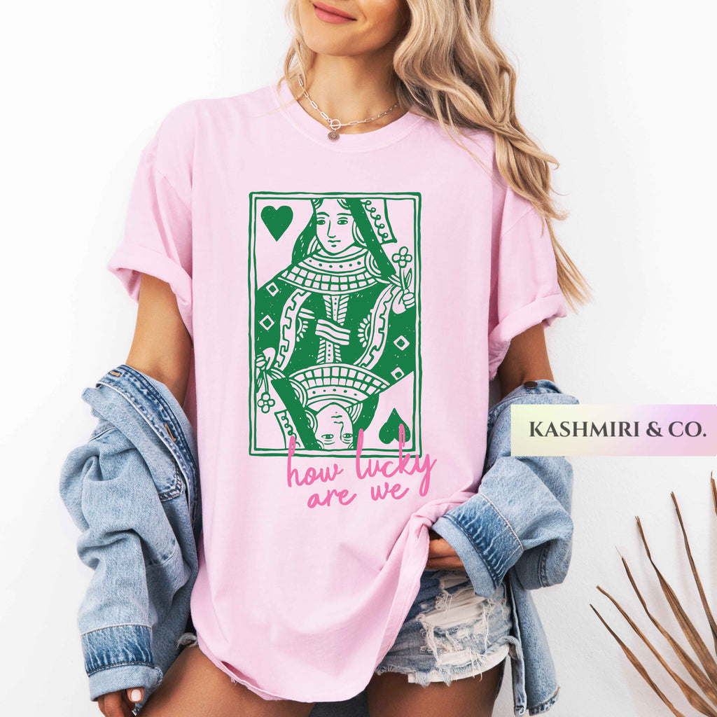 LUCKY QUEEN OF HEARTS TEE