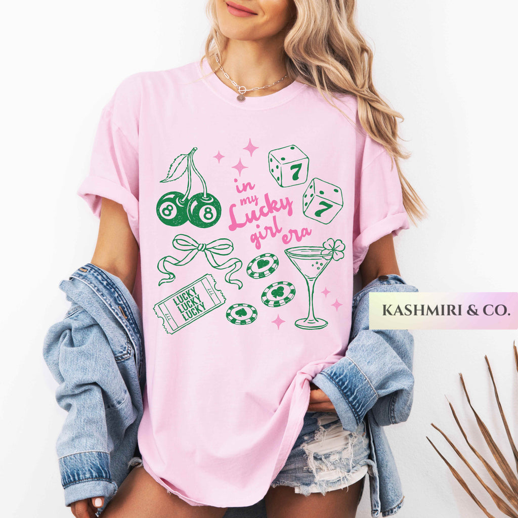 IN MY LUCKY GIRL ERA TEE