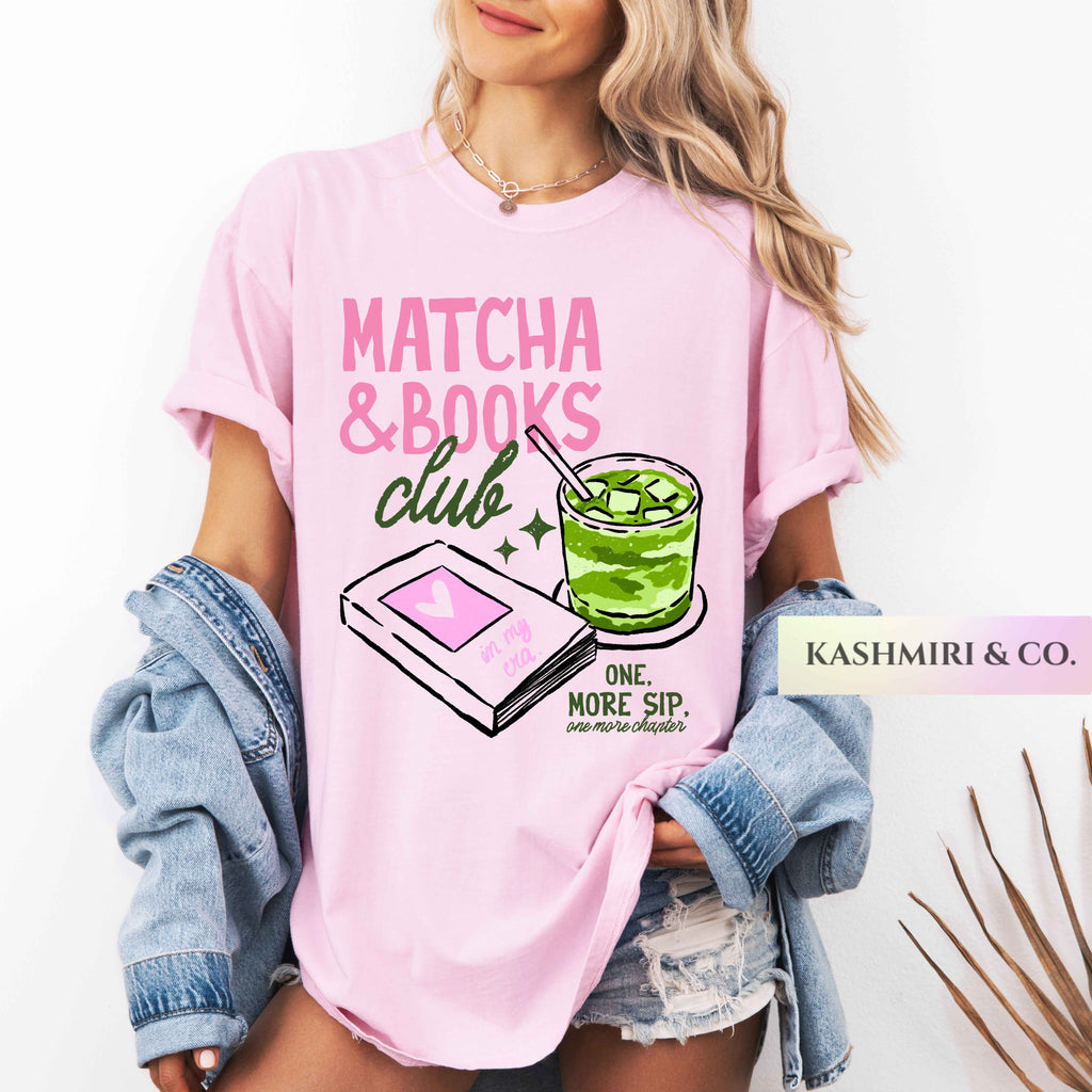 MATCHA AND BOOKS LOVER CLUB TEE