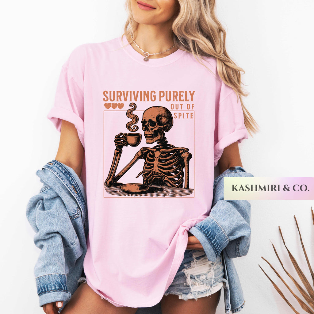 SURVIVING PURELY OUT OF SPITE TEE