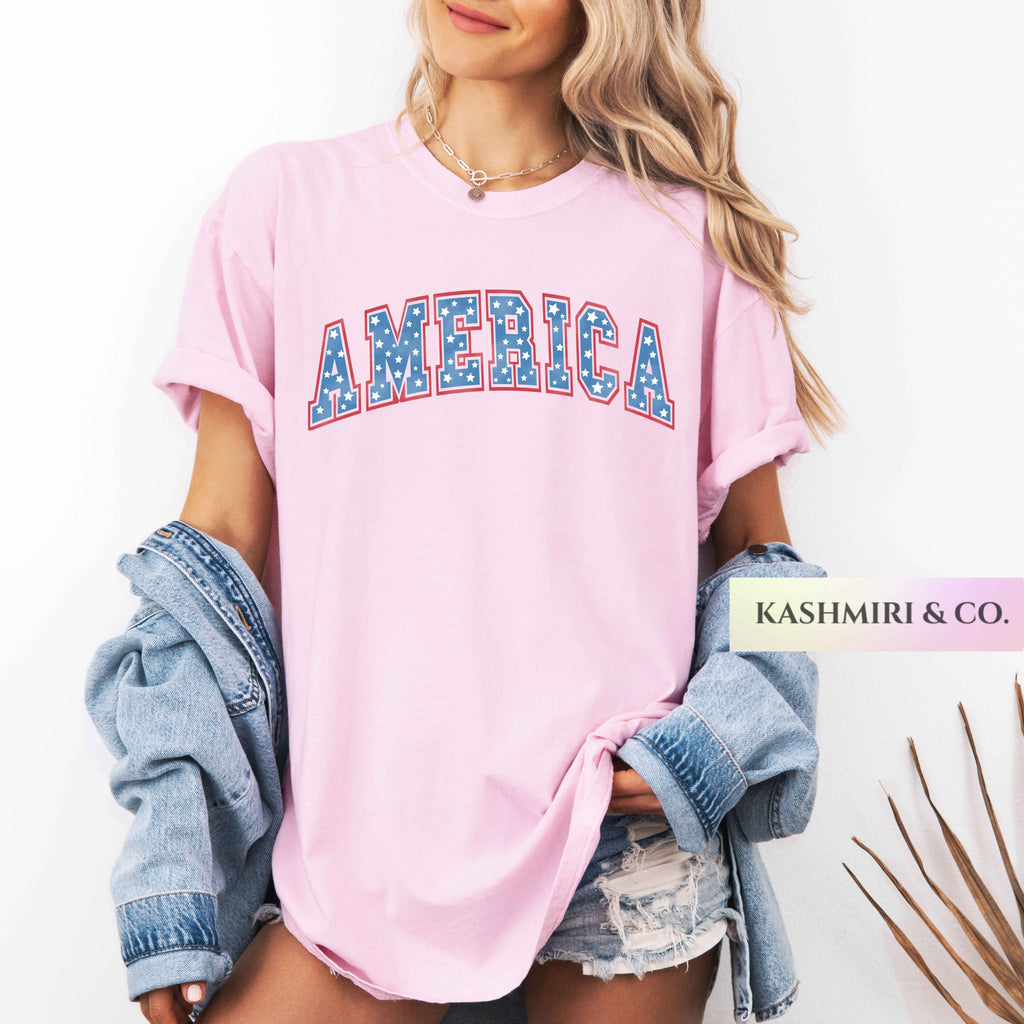 America Flag Sweatshirt, USA Sweater, Patriotic Crewneck, 4th Of July Sweater, NYE Shirt, Independence American Flag Tee Retro Flag Tee Gift