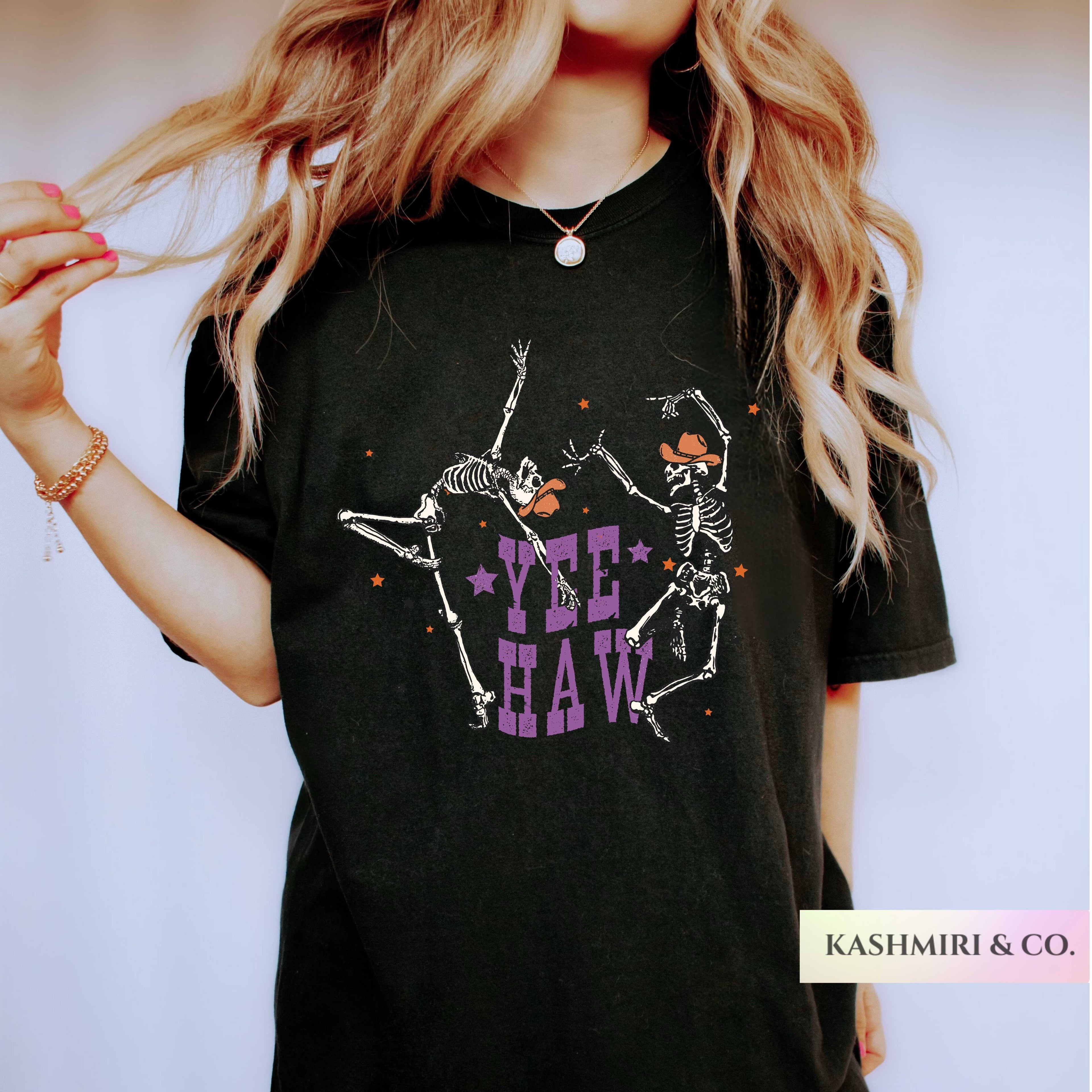 RETRO YEE HAW SKELETON TEE