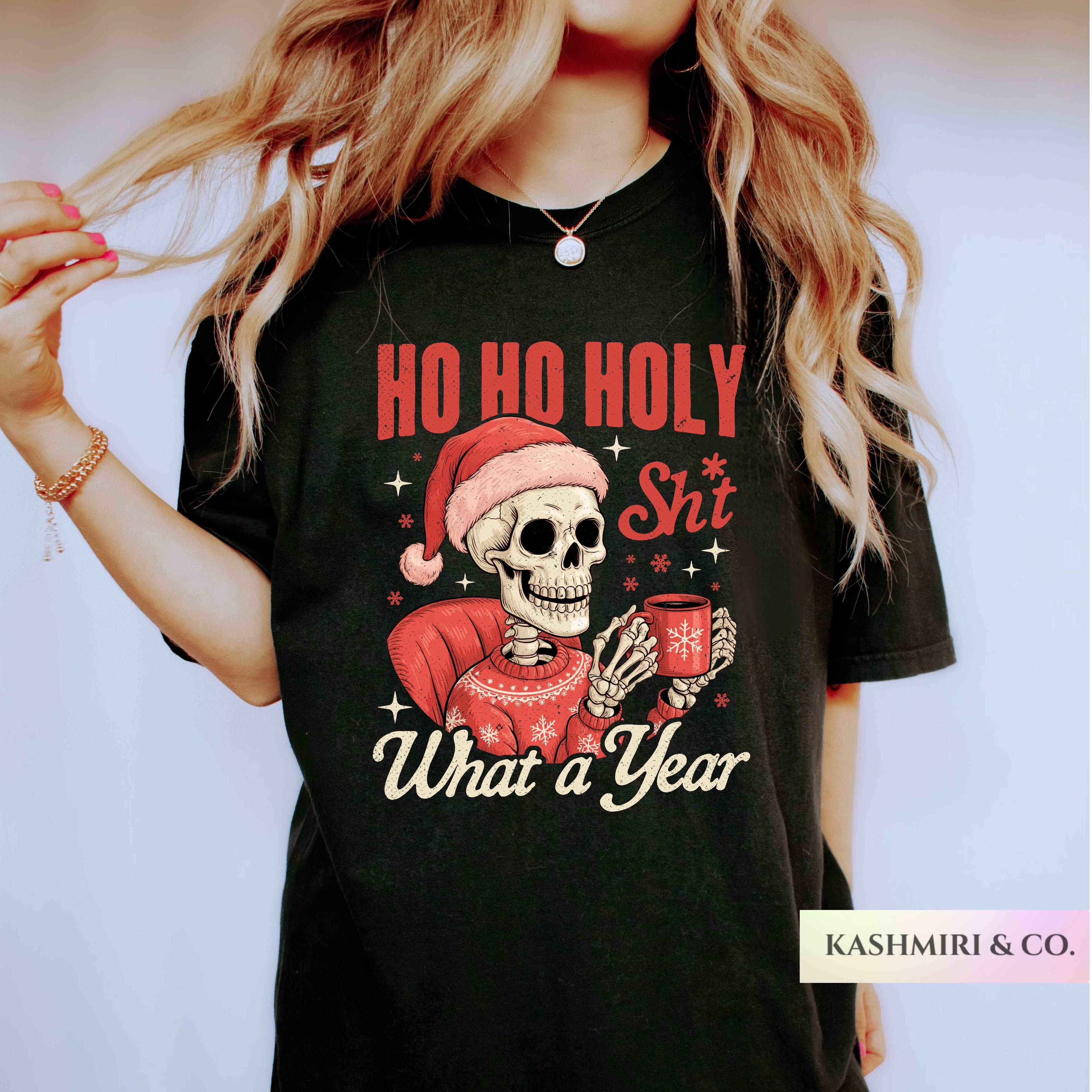 HO HO HO WHAT A YEAR HOLIDAY TEE