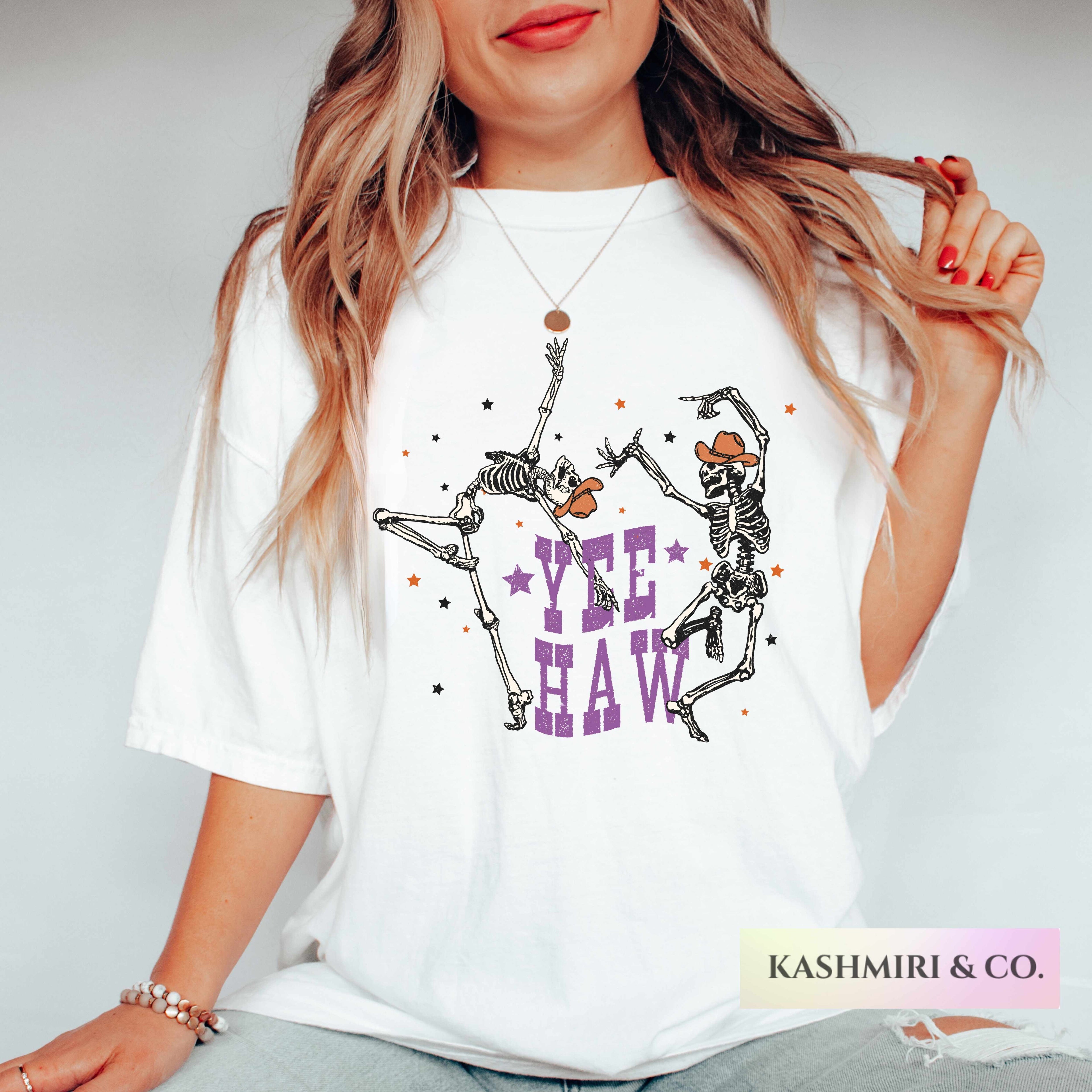 RETRO YEE HAW SKELETON TEE