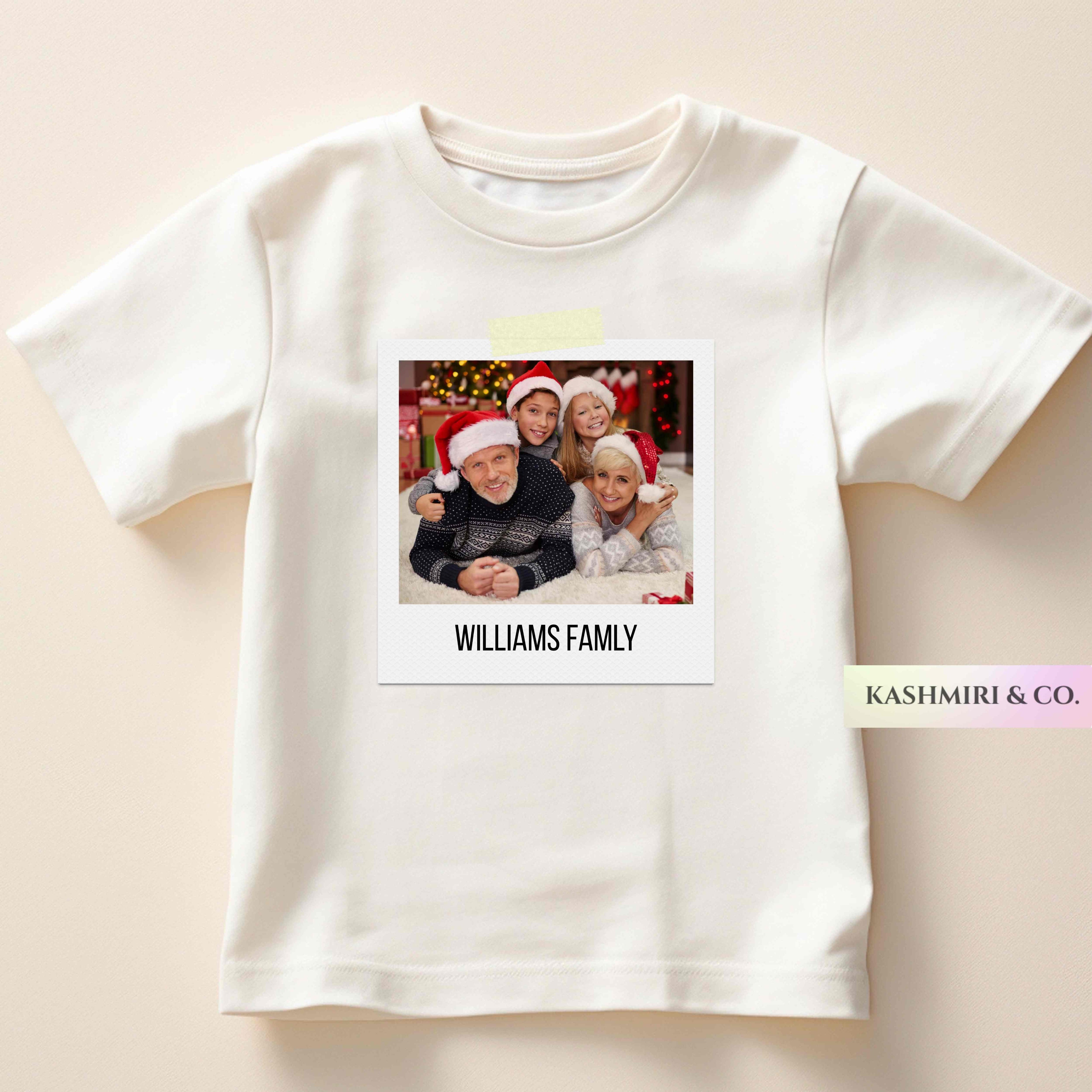 PERSONALIZED FAMILY CHRISTMAS PHOTO TEES