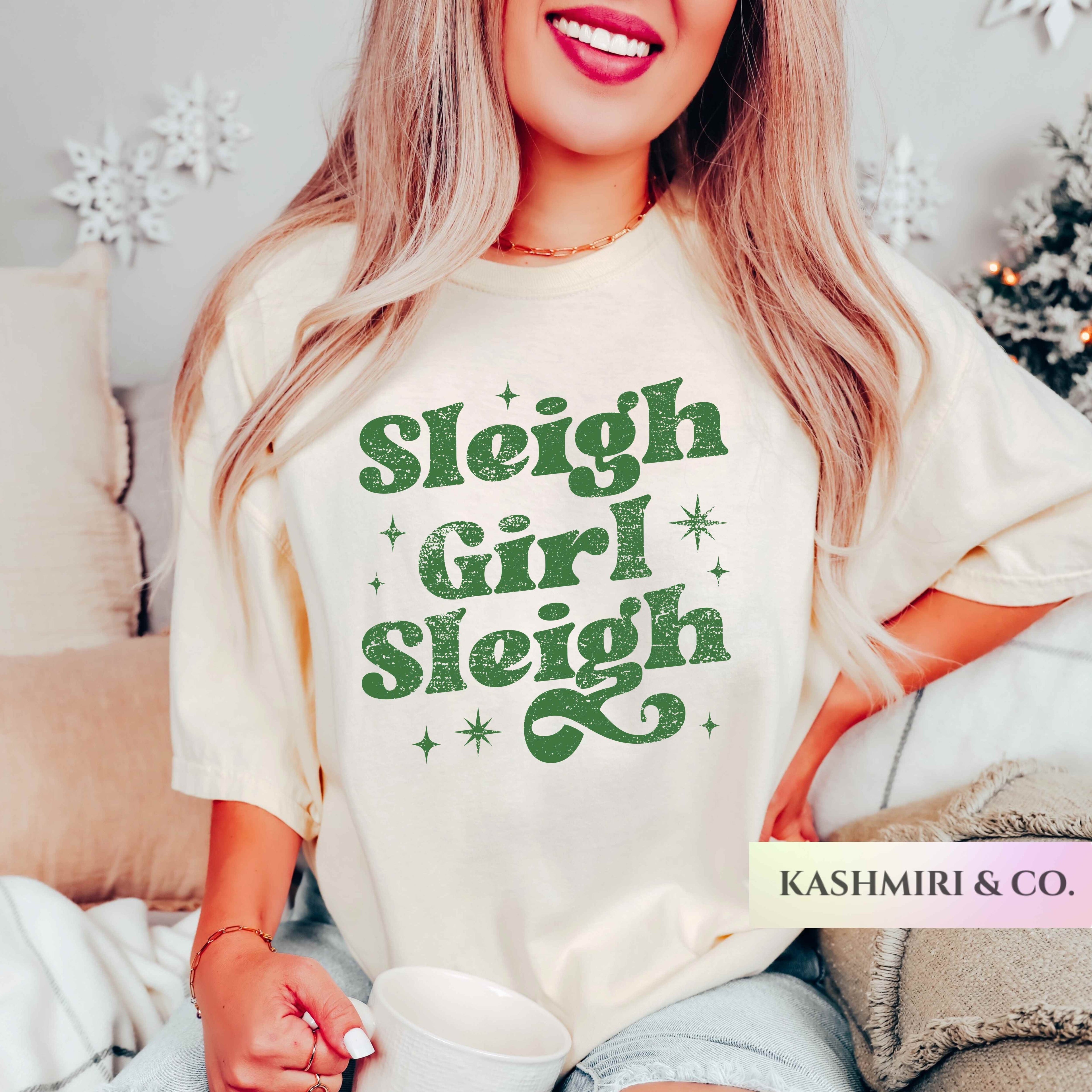 SLEIGH GIRL SLEIGH TEE