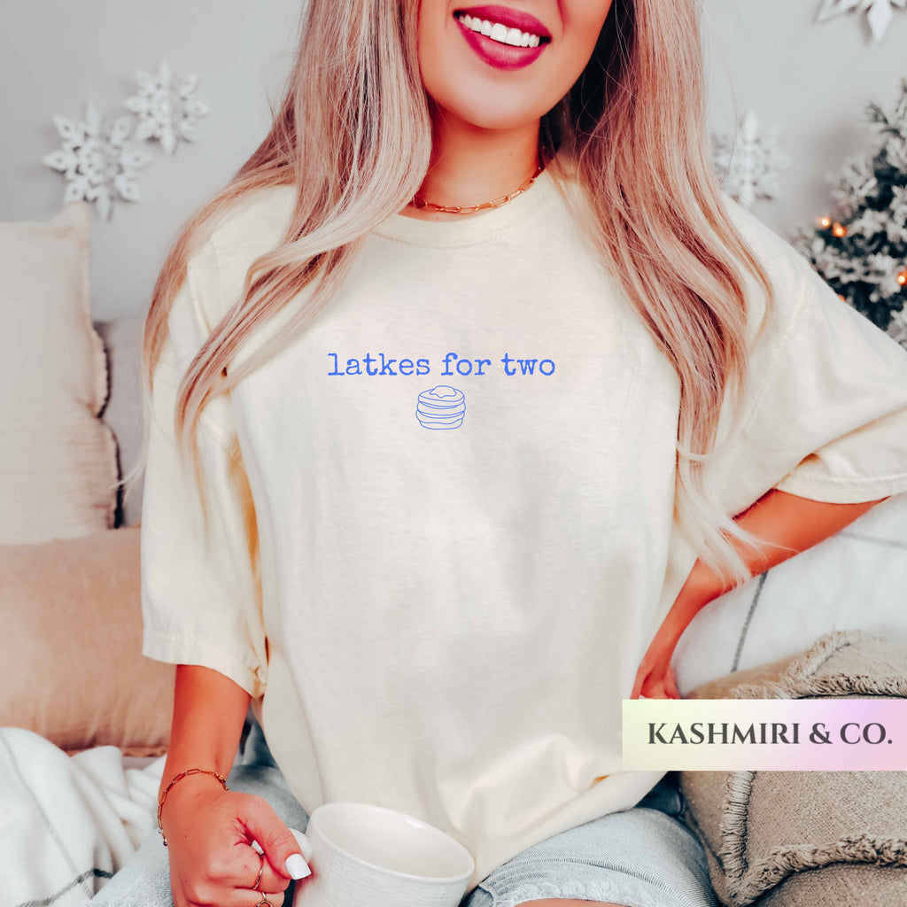 LATKES FOR TWO PREGNANCY ANNOUNCEMENT