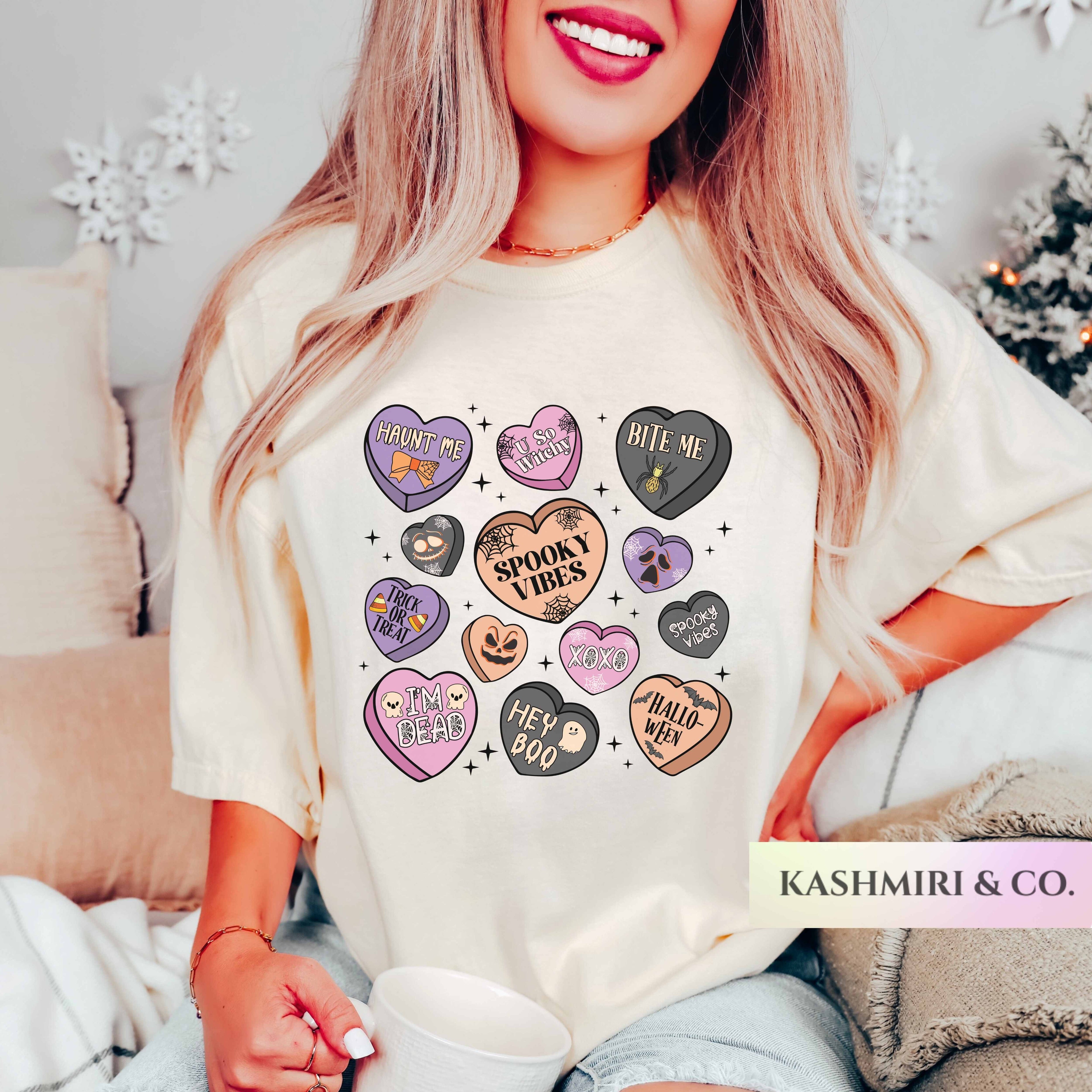 HALLOWEEN CANDY HEARTS TEE