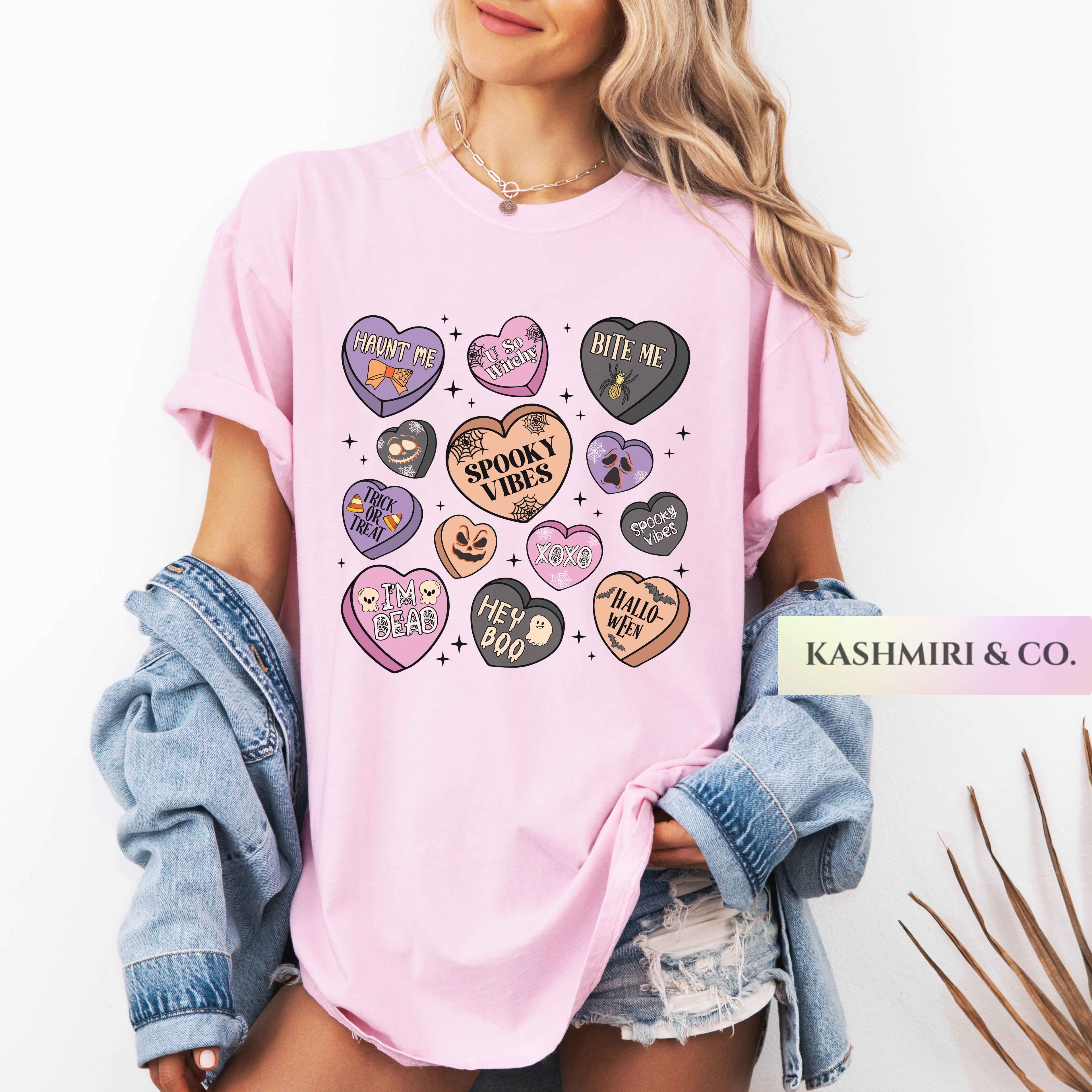 HALLOWEEN CANDY HEARTS TEE