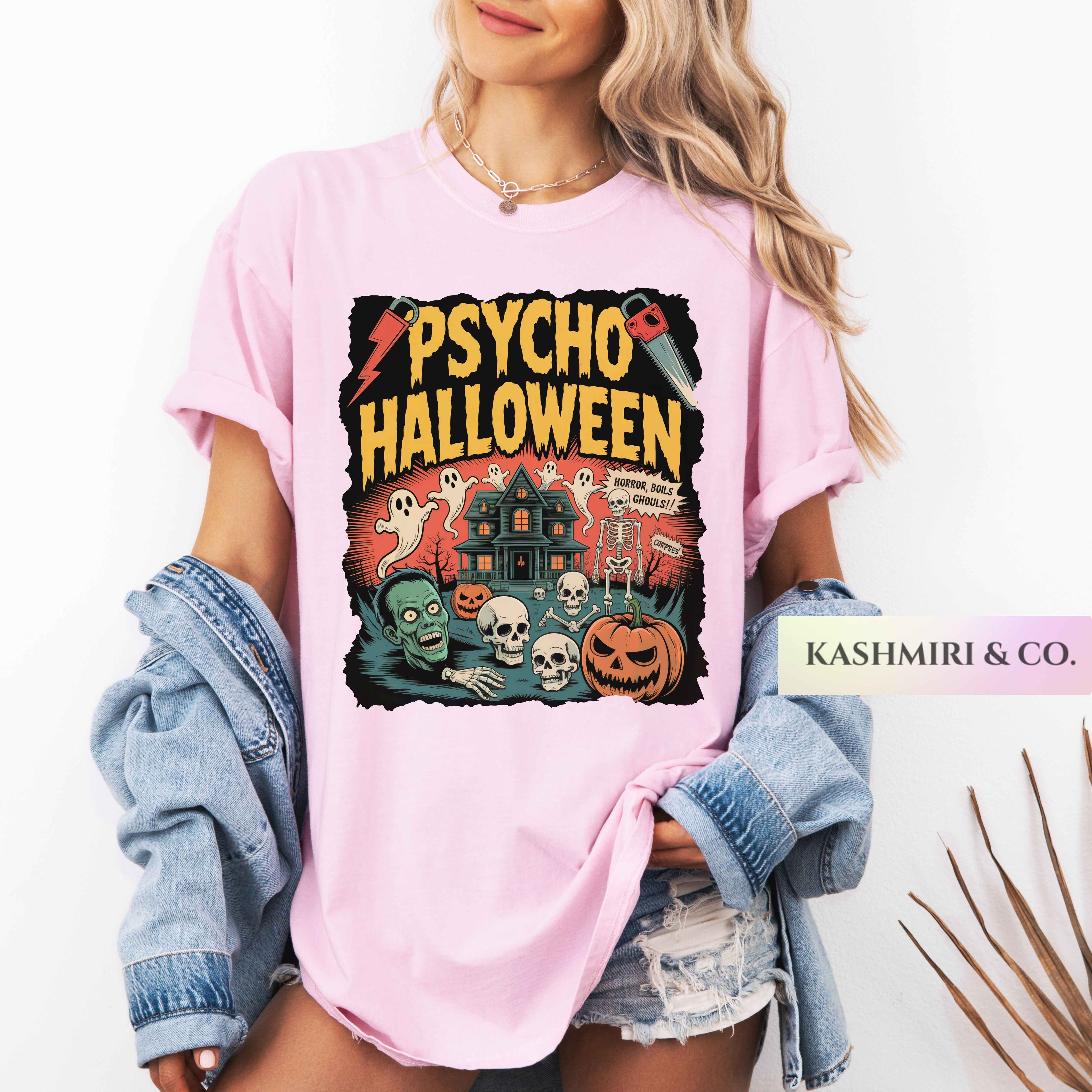 RETRO PSYCHO HALLOWEEN TEE