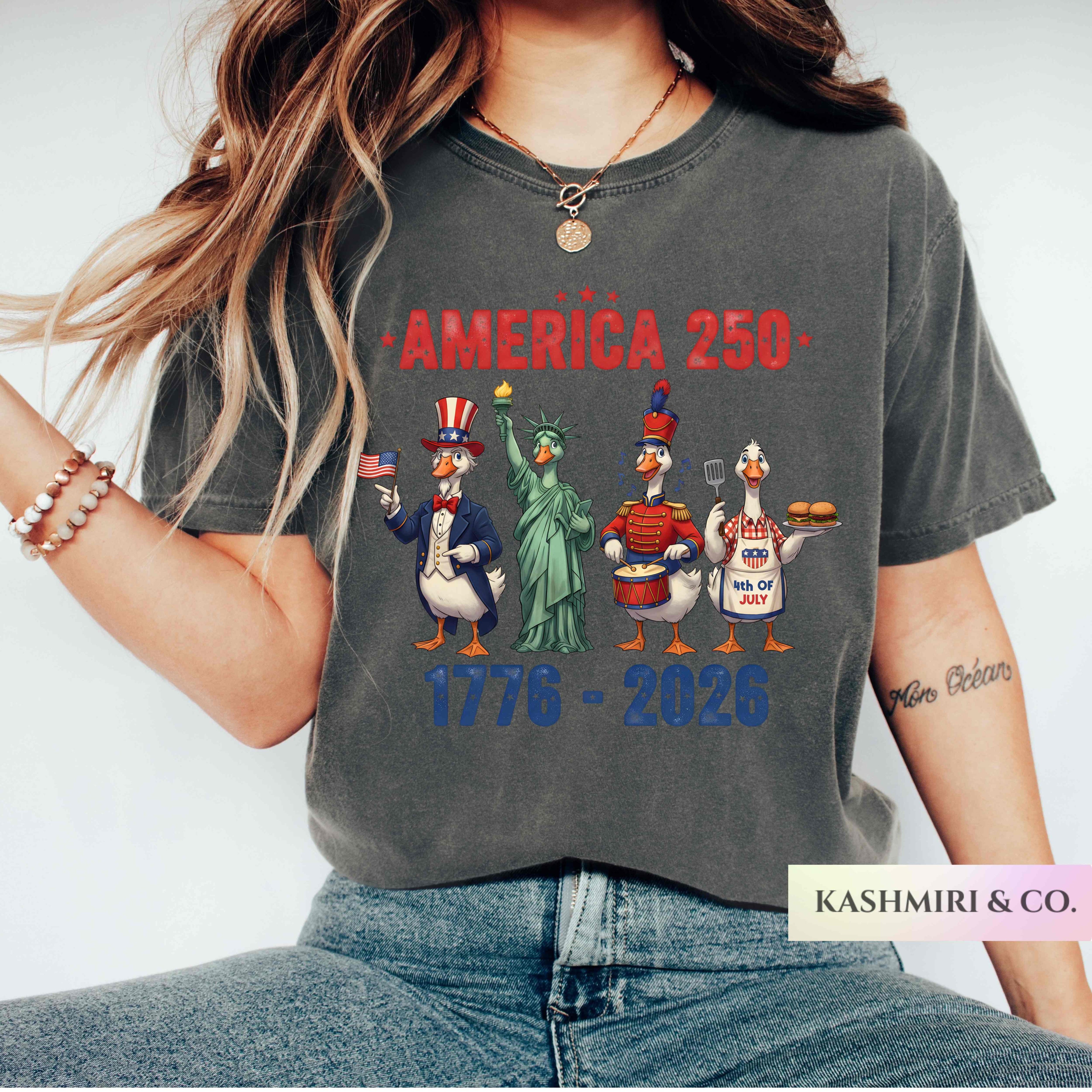 FUNNY 4TH OF JULY GOOSE