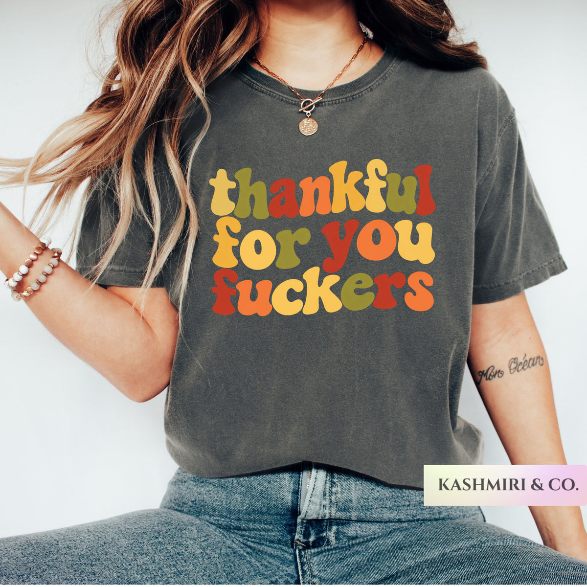 FUNNY THANKFUL FOR YOU FAMILY TEE