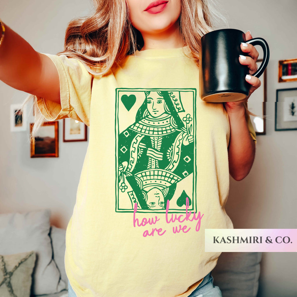 LUCKY QUEEN OF HEARTS TEE
