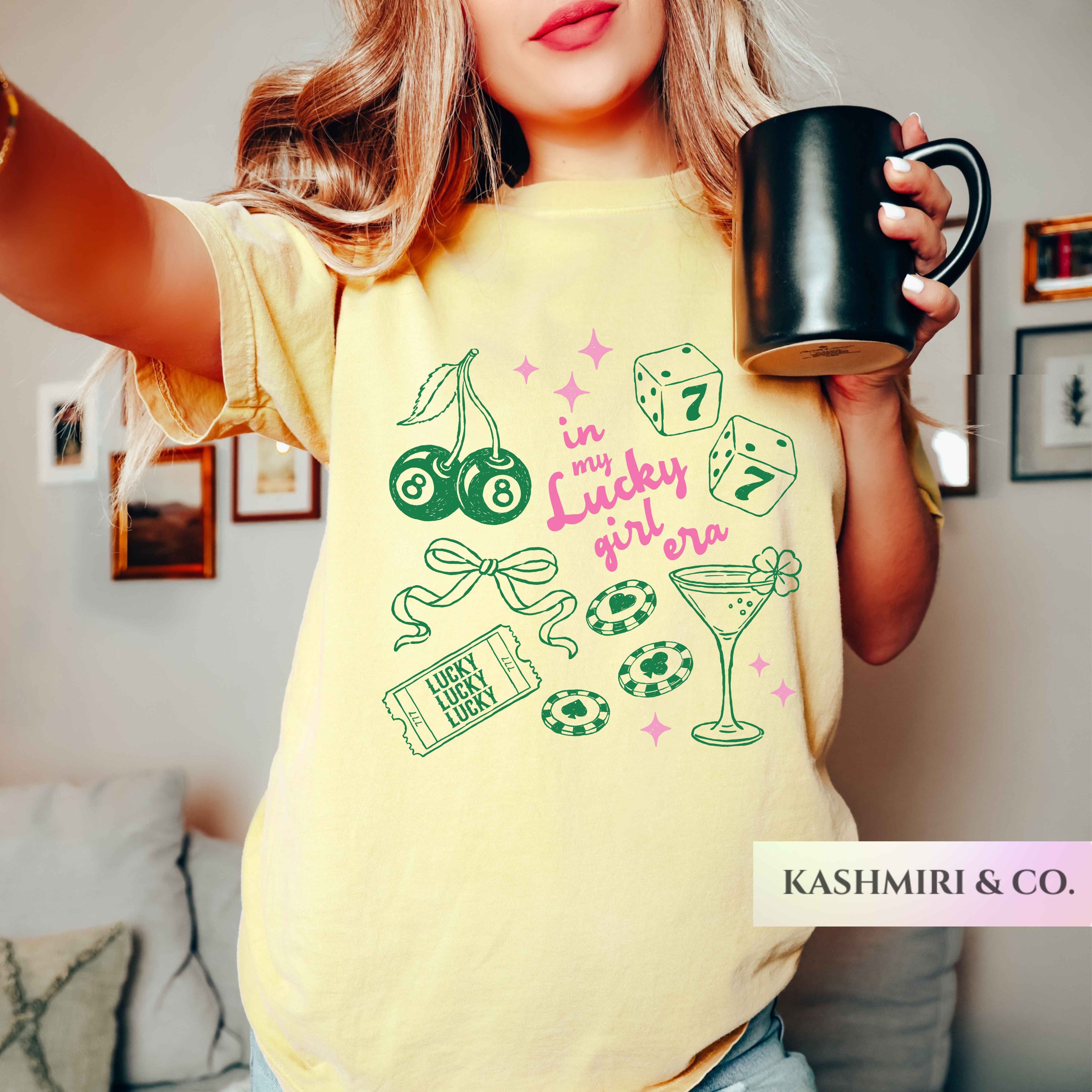 IN MY LUCKY GIRL ERA TEE