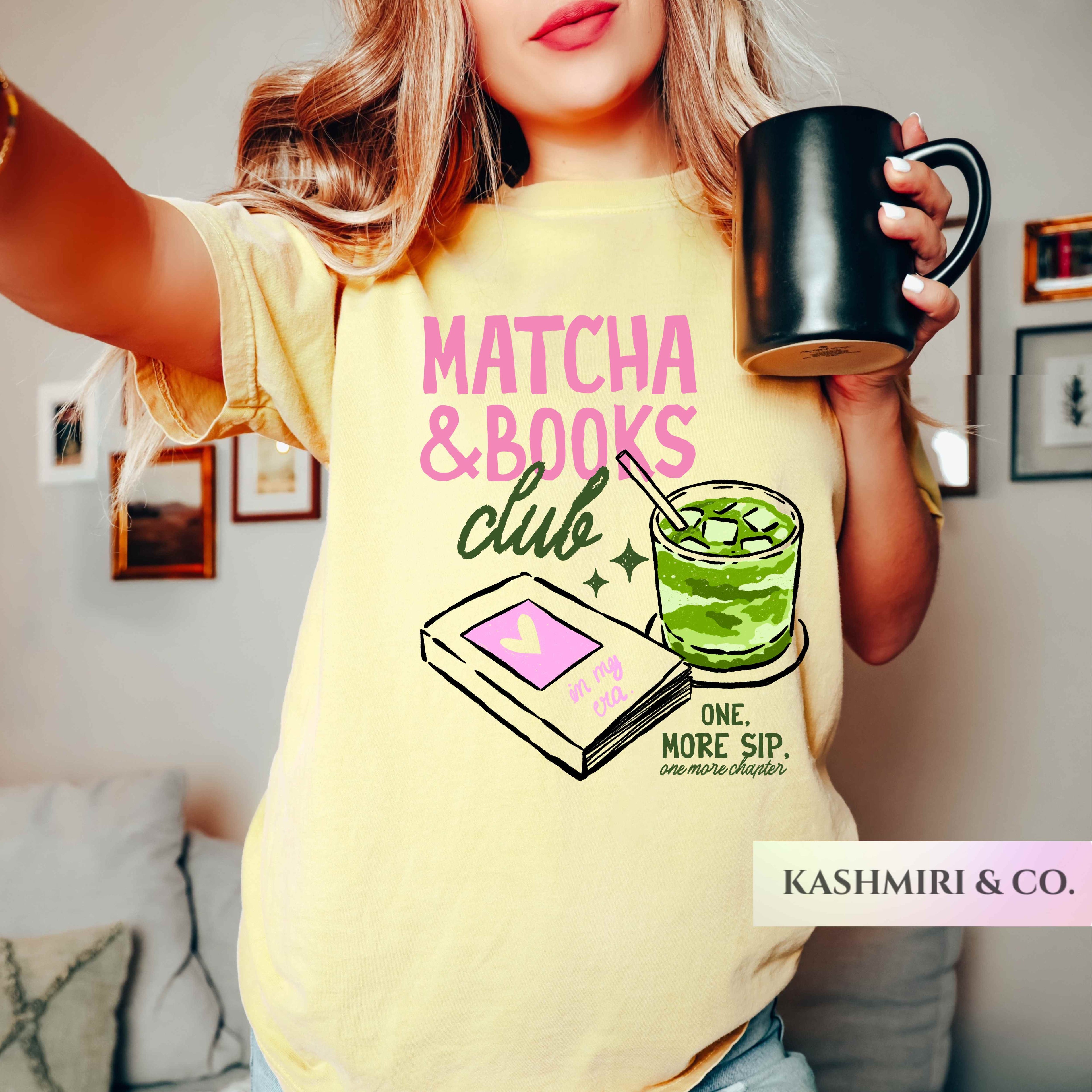 MATCHA AND BOOKS LOVER CLUB TEE