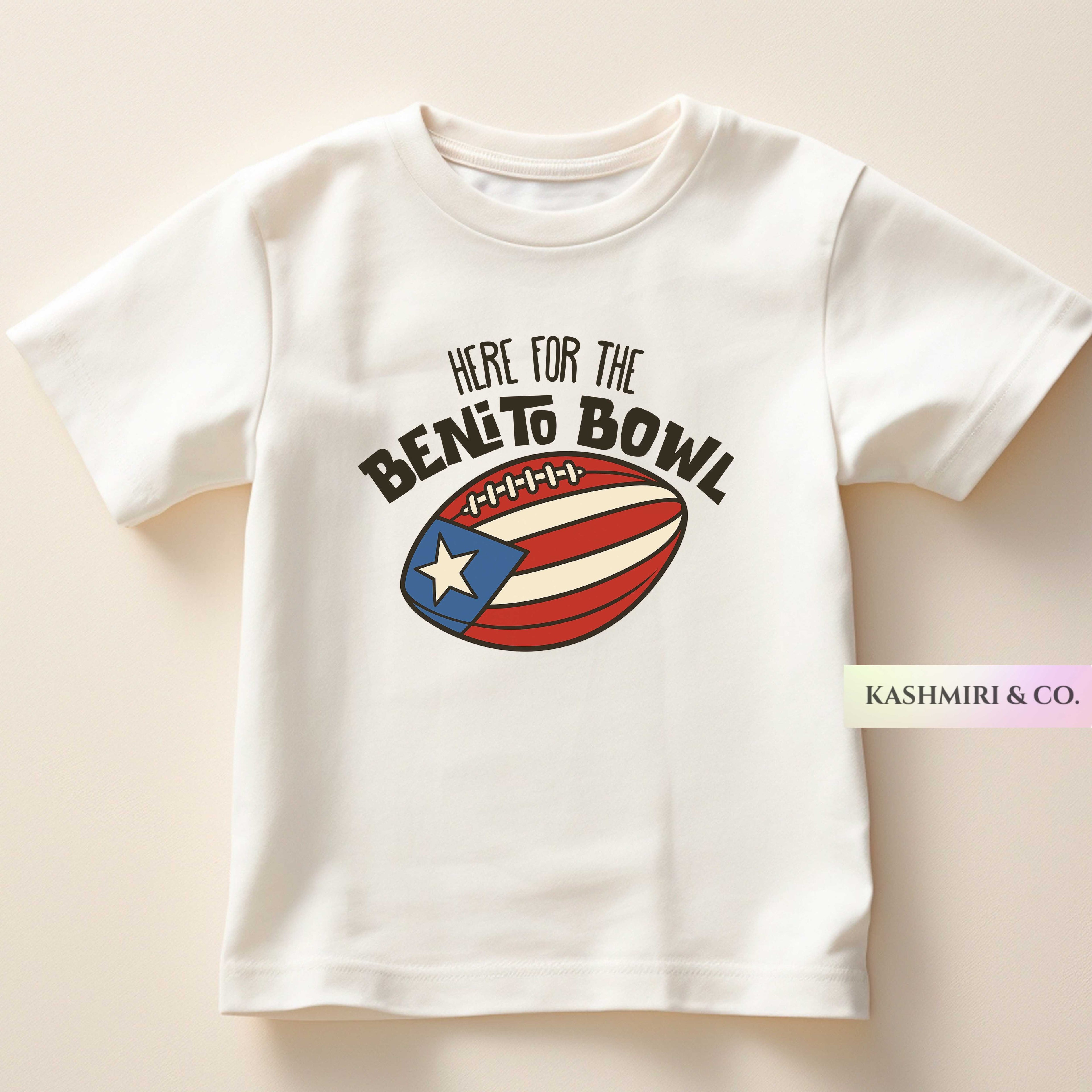 HERE FOR THE BENITO BOWL TODDLER TEE