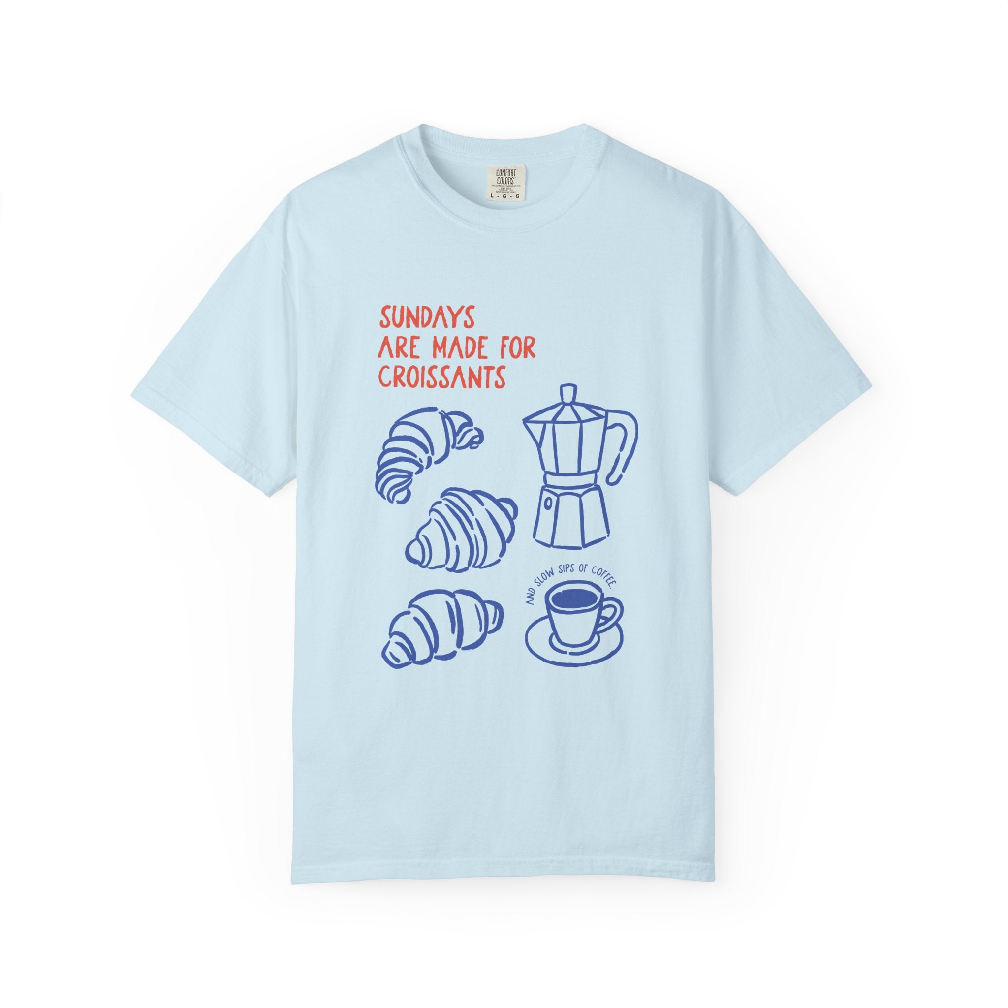 CROISSANT AND COFFEE TEE
